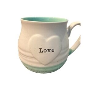 Sheffield‎ Home Love Heart Mug OS White Mint Green Good